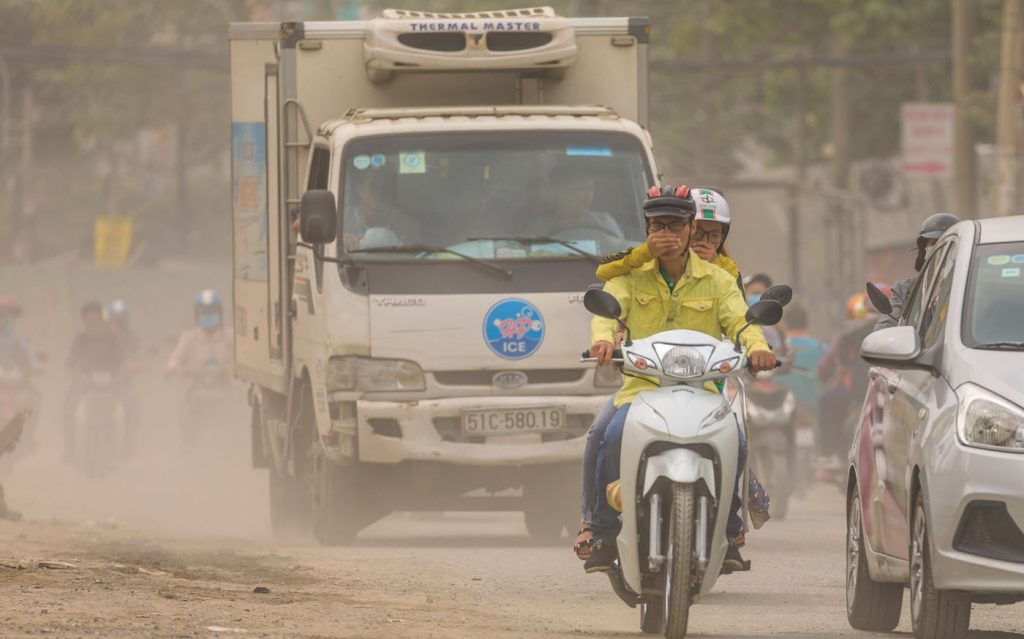 Ô Nhiễm không khí tăng đột biến vào những ngày gần đây.