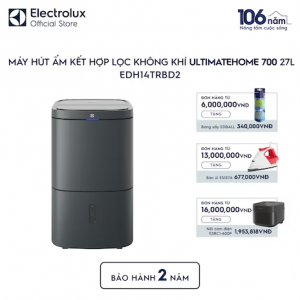 Máy hút ẩm kết hợp lọc không khí UltimateHome 700 27L cho phòng 58m² Mã: DR3_EDH14TRBD2
